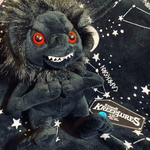 Killstar Kreeptures Stuffed Troll Black fur Monster/Rare!